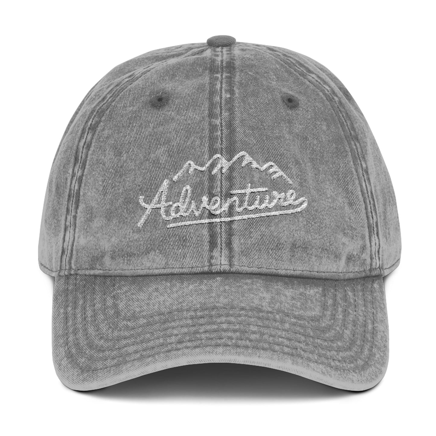 Adventure Mountains Vintage Cap | Outdoor Explorer Baseball Hat | Nature Enthusiast Gift - t89a25
