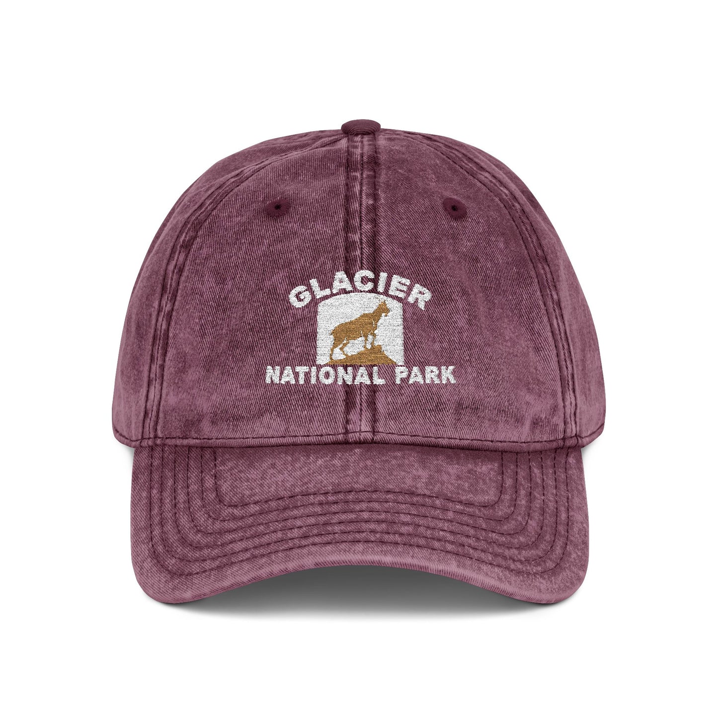 Glacier National Park Goat Hat - Hiking Adventure Cap - t331a25