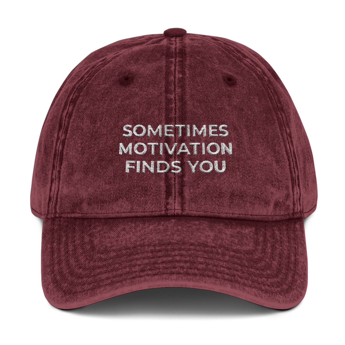 Hiking Cap Sometimes Motivation Finds You - t1a25