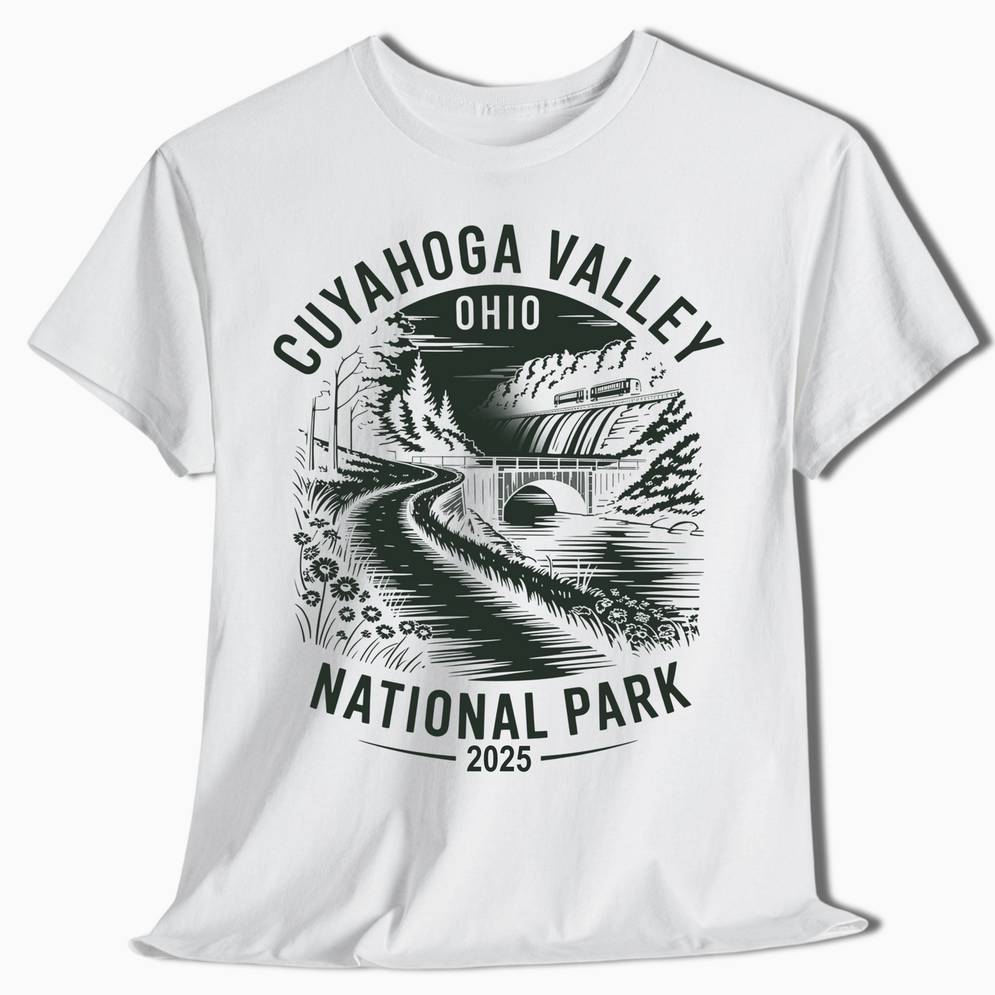 Cuyahoga Valley Scenic Bridge & Trail Shirt - t361a25