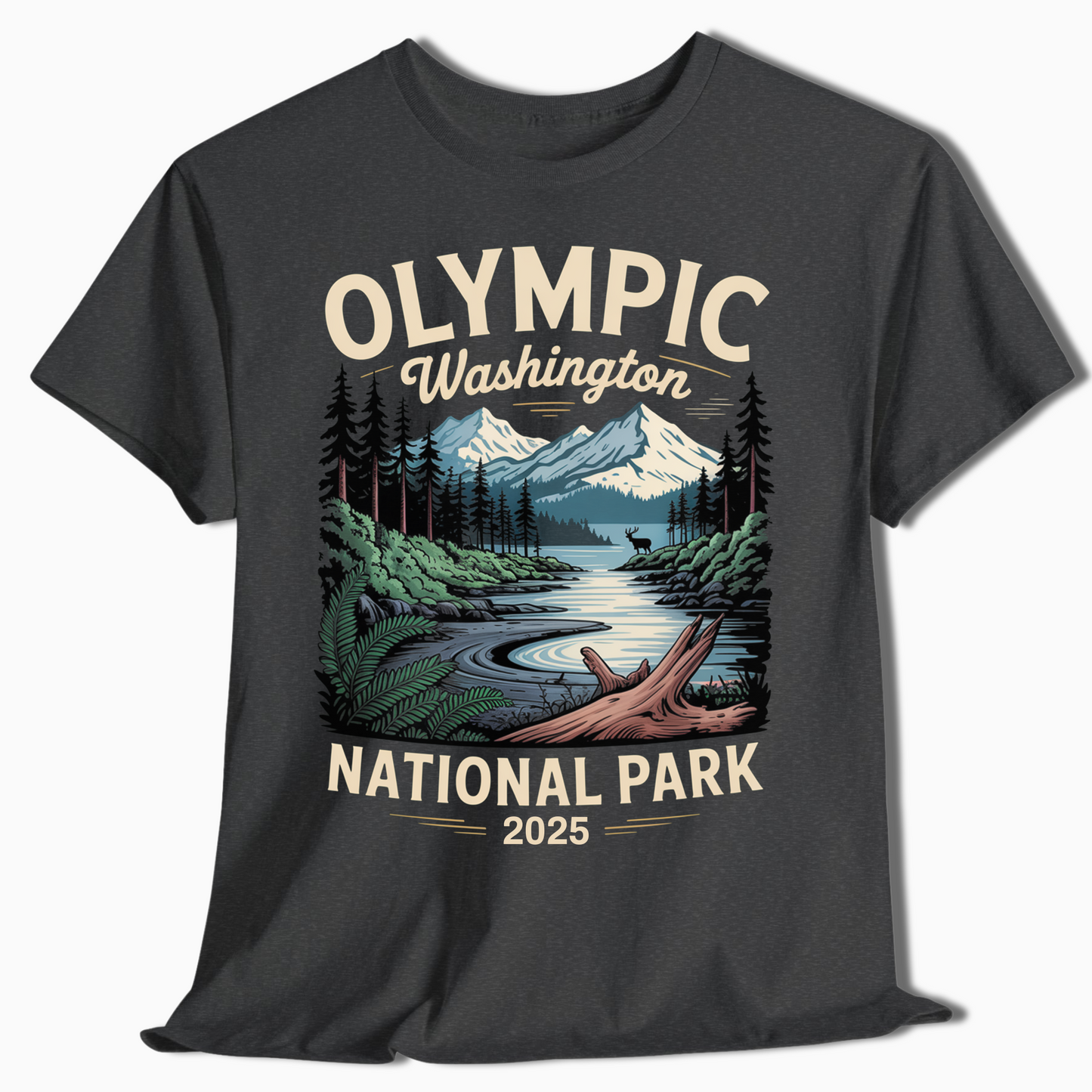 Olympic National Park Custom Year Shirt for Campers & Hikers - t371a25