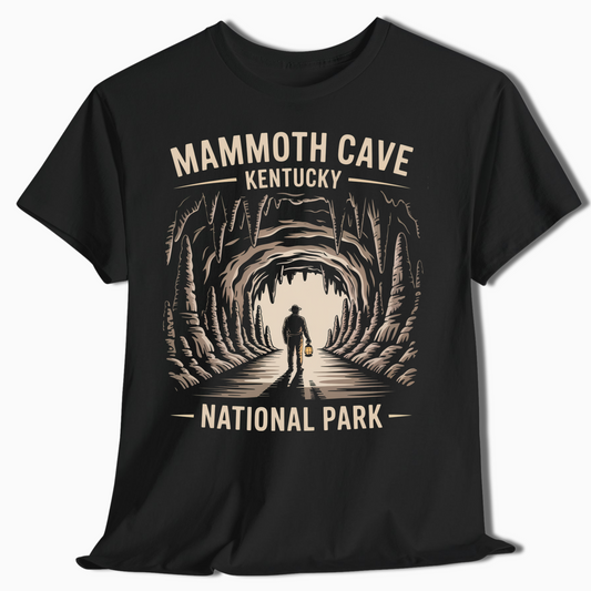 Mammoth Cave Kentucky T-Shirt - National Park Explorer Gift - t340a25