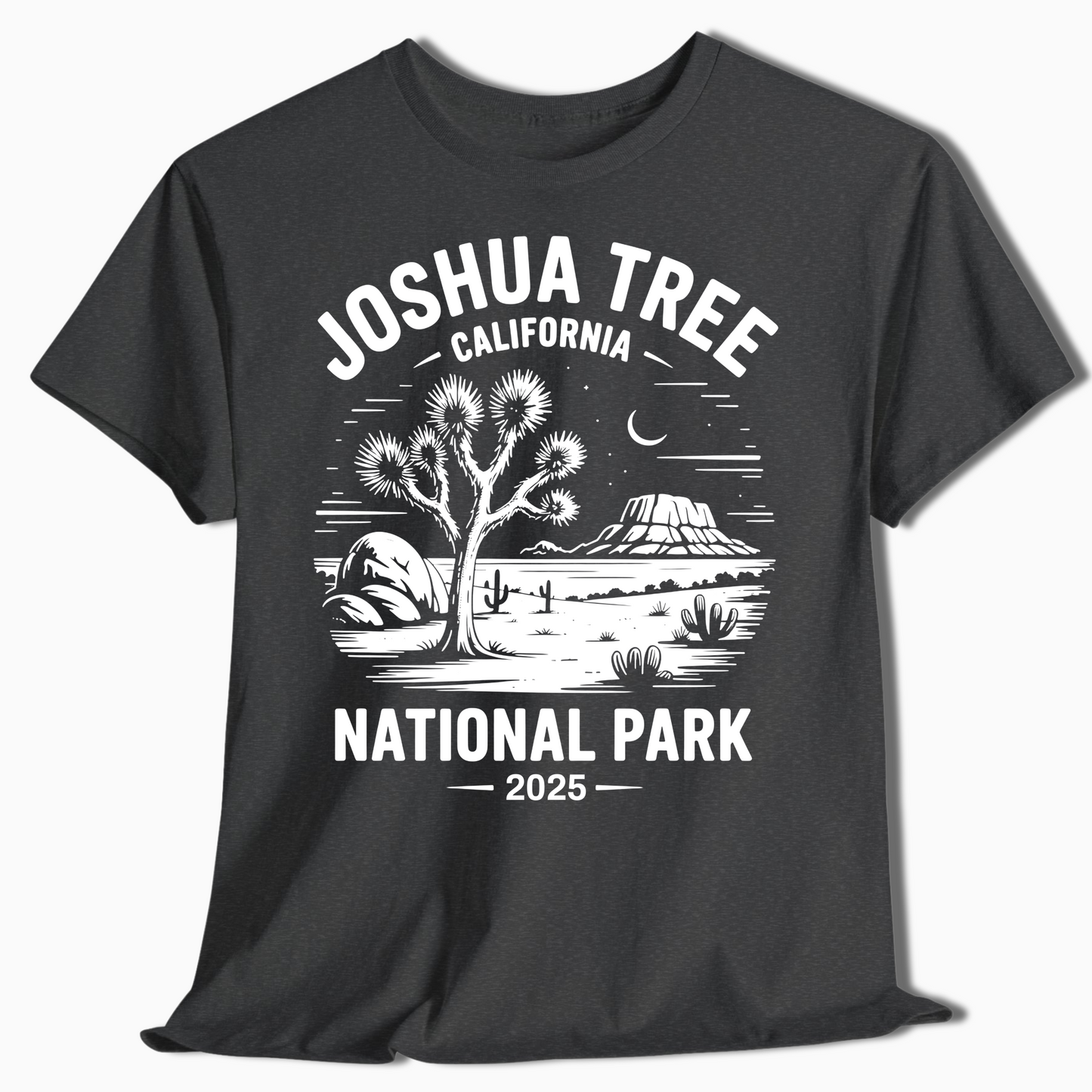 Joshua Tree California Desert Scene Tee - Custom Year - t365a25