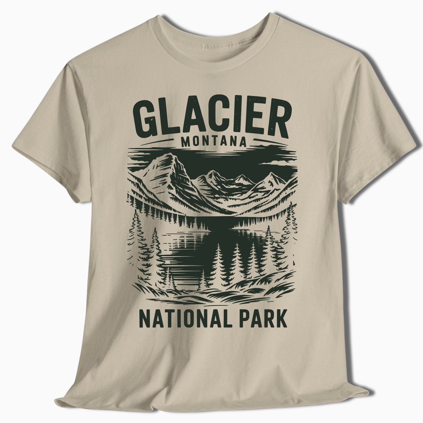 Glacier National Park Montana Hiking Shirt – t291a25