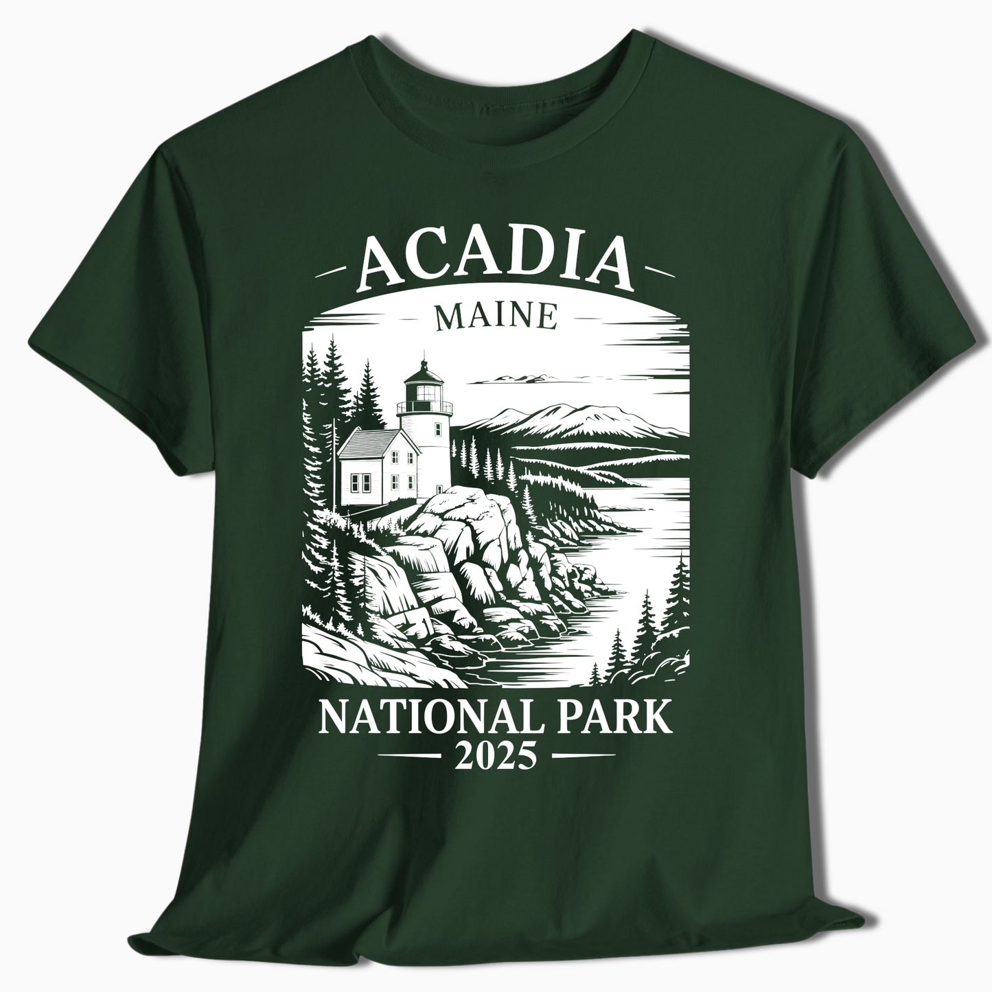 Acadia National Park Maine Shirt - Custom Year Option - t305a25