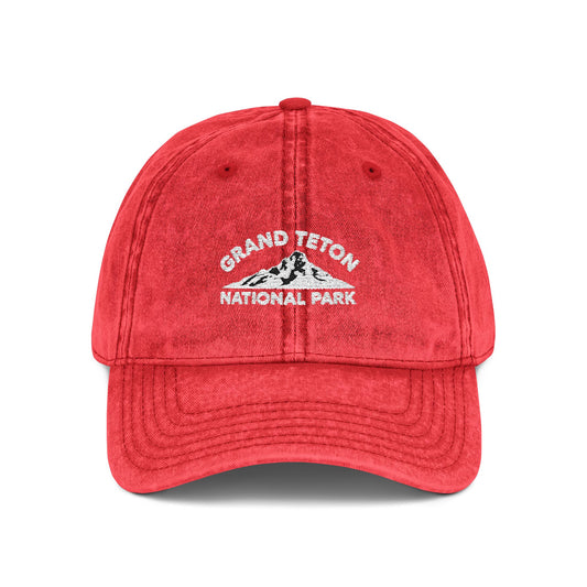 Grand Teton National Park Cap - Mountain Hiking Hat - t333a25