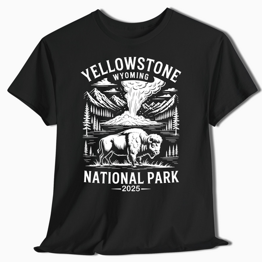Yellowstone National Park Wyoming Shirt - Custom Year Option - t307a25
