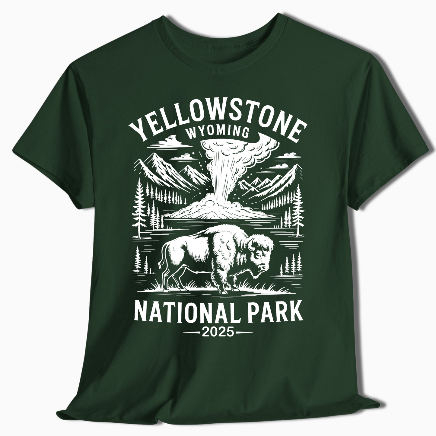 Yellowstone National Park Wyoming Shirt - Custom Year Option - t307a25