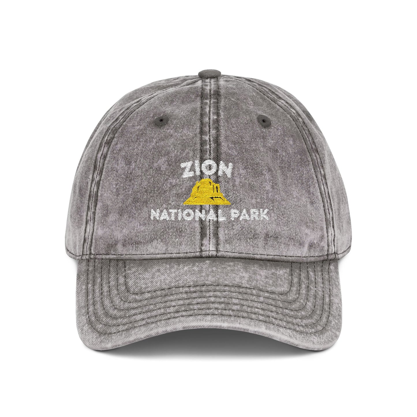 Zion National Park Yellow Monolith Cap for Campers & Trail Fans - t320a25