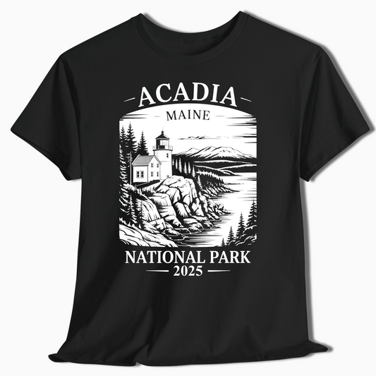 Acadia National Park Maine Shirt - Custom Year Option - t305a25