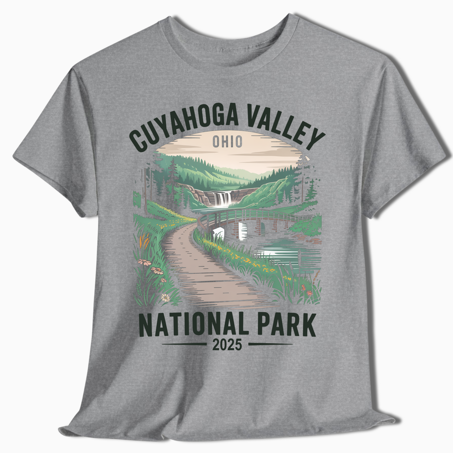 Cuyahoga Valley National Park Waterfall Trail Shirt - t360a25