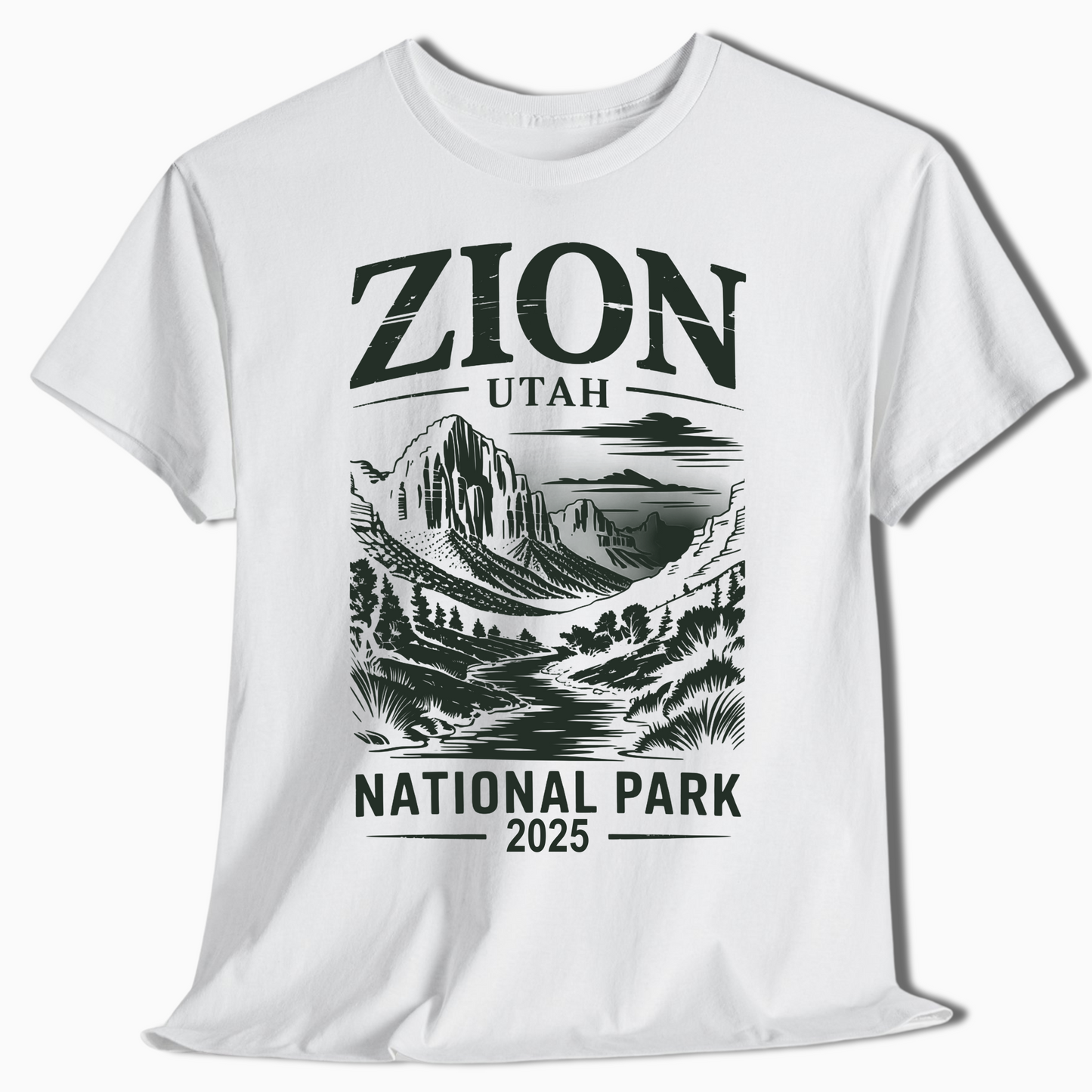 Zion National Park Shirt with Custom Year – Trail Shirt – t290a25
