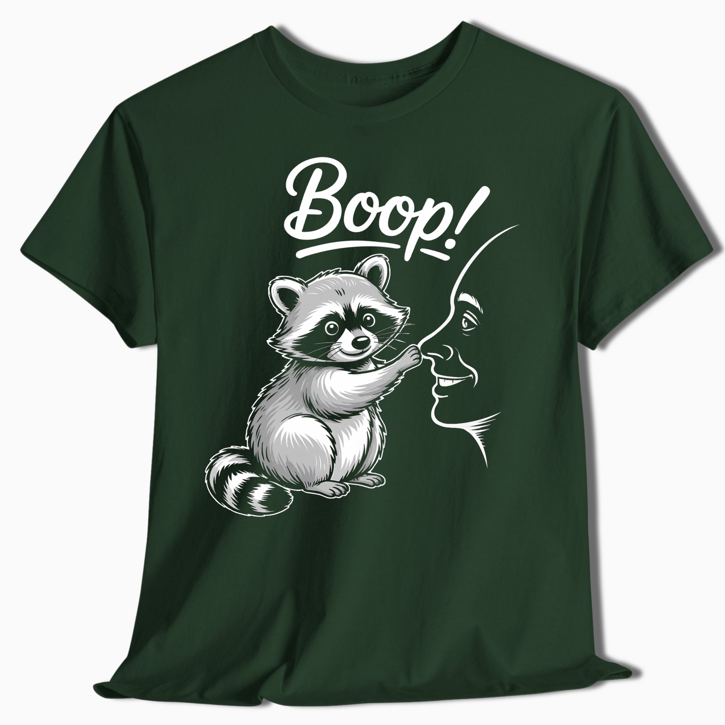 Raccoon Boop Nose Shirt - Cute Funny Camping Tee for Outdoorsy Folks - t459a25