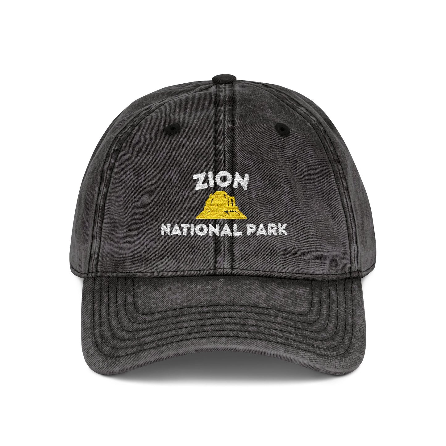 Zion National Park Yellow Monolith Cap for Campers & Trail Fans - t320a25