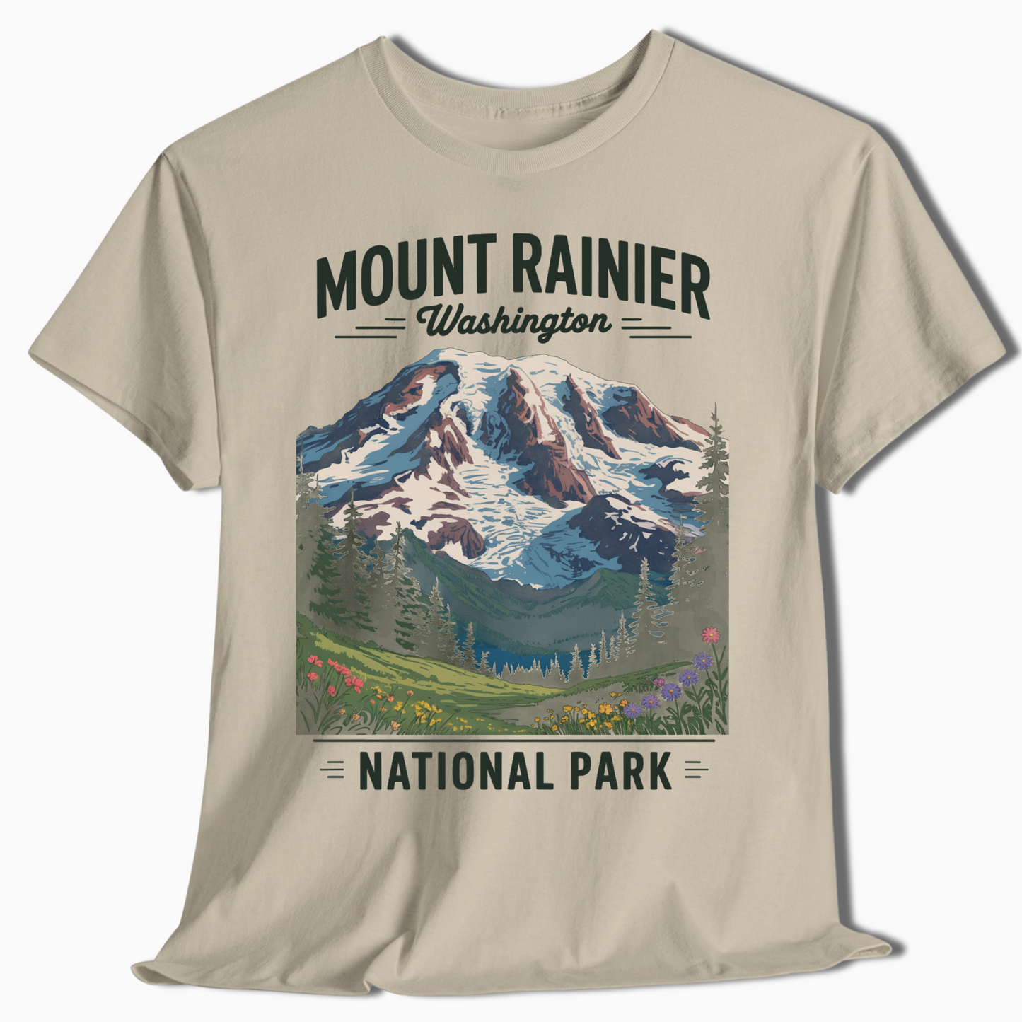 Mount Rainier National Park Washington Shirt Gift - t299a25