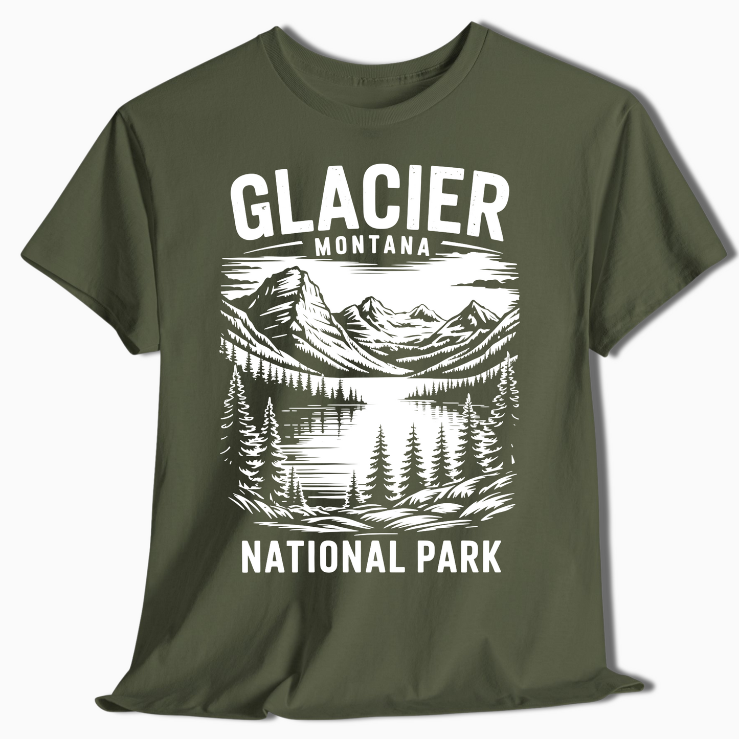 Glacier National Park Montana Hiking Shirt – t291a25