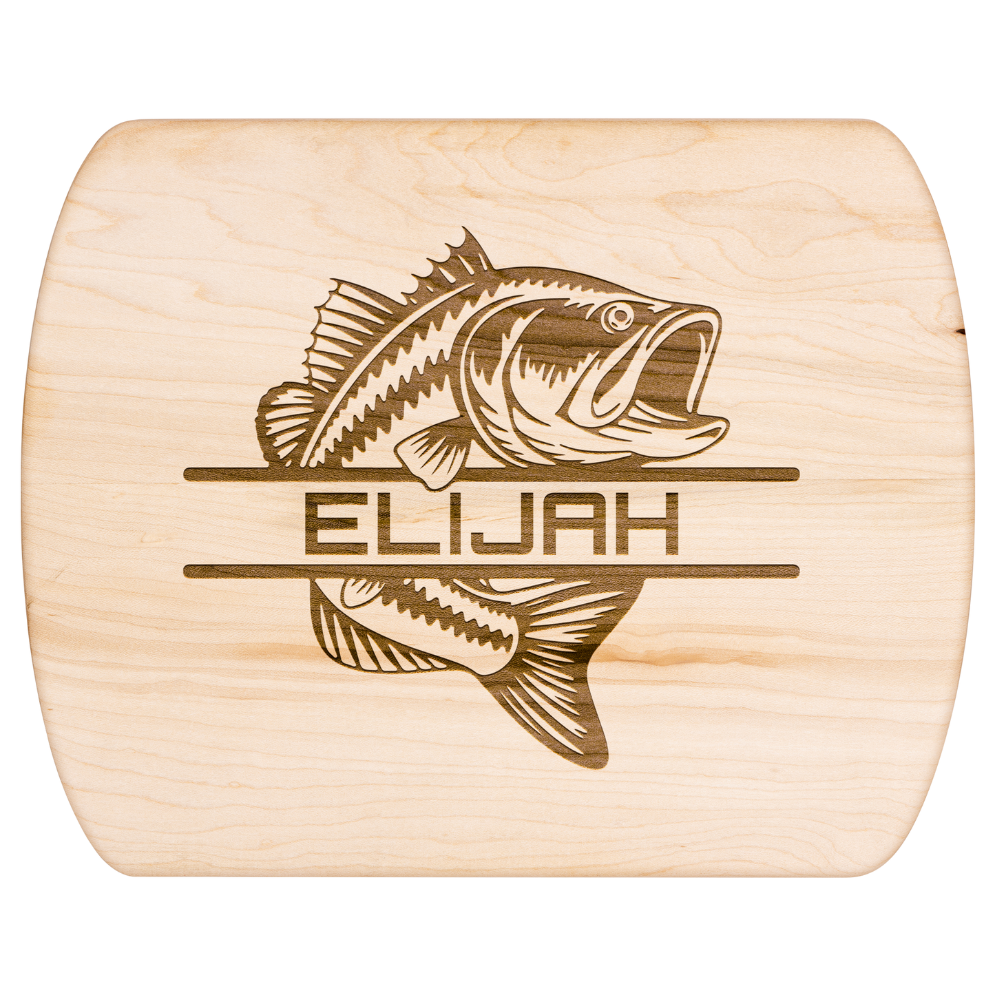 Personalized Fishing Cutting Board for Cabin or Kitchen - t448a25