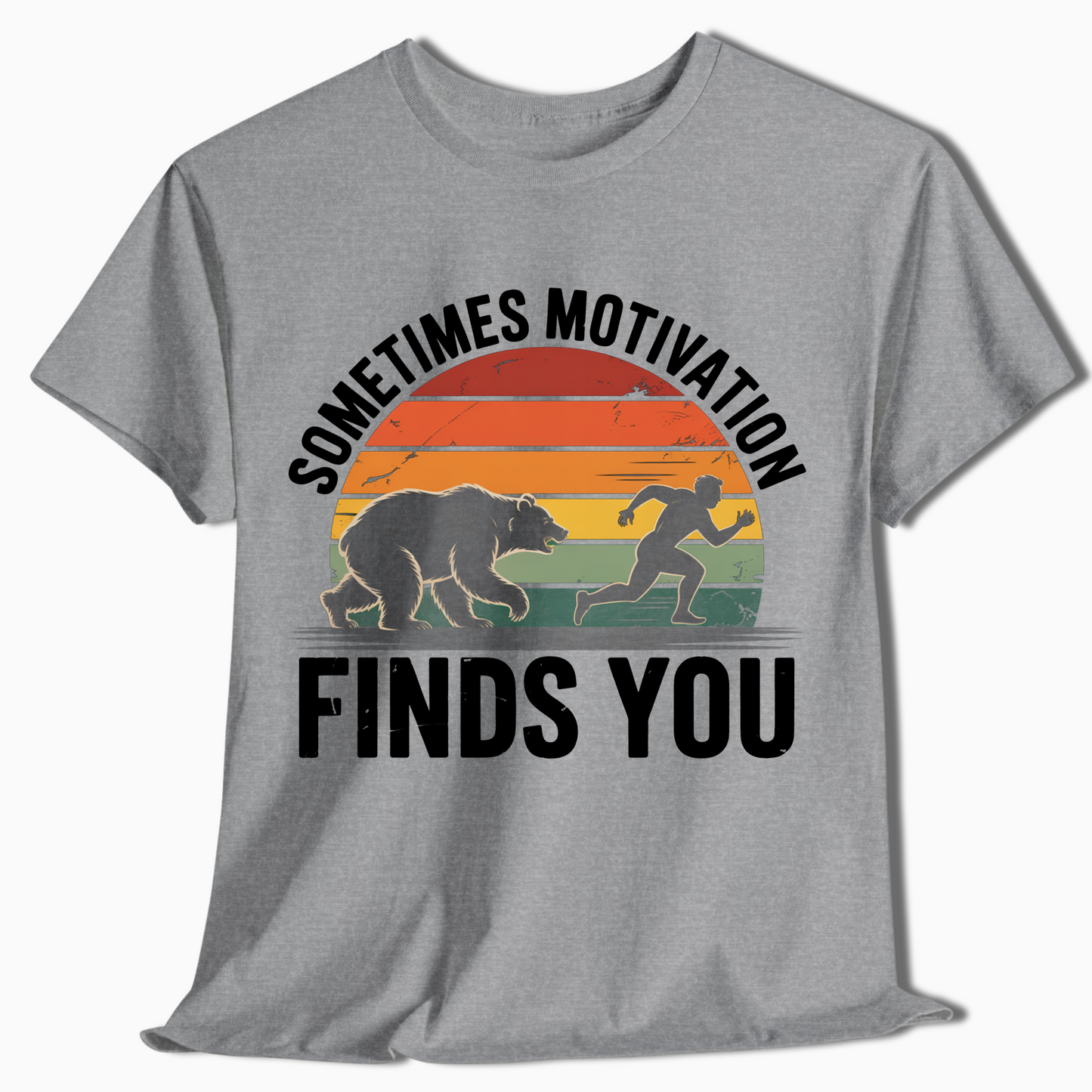 Sometimes Motivation Finds You Vintage Hiking Shirt - t415a25