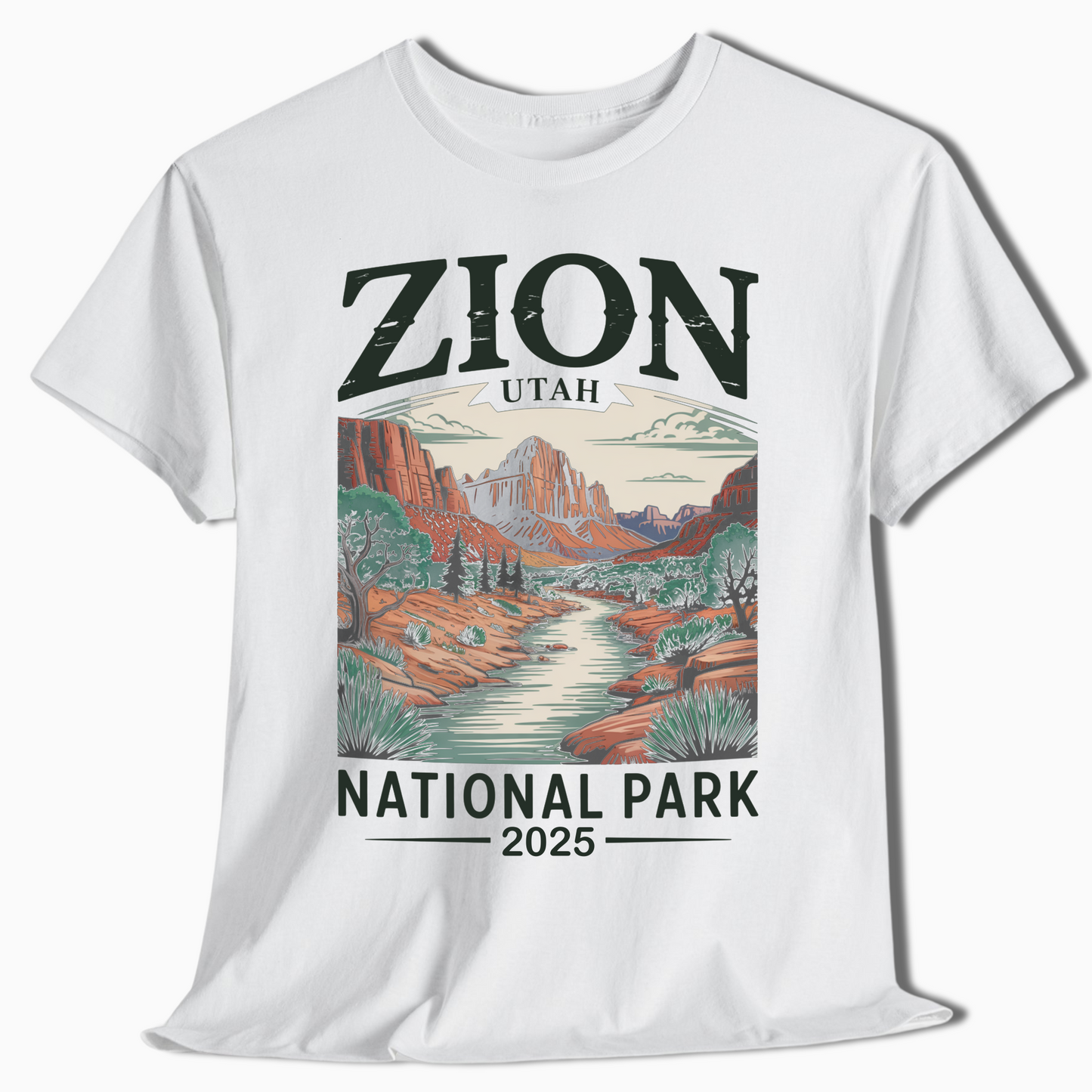 Zion National Park Shirt with Custom Year – Utah Hiker Gift – t289a25