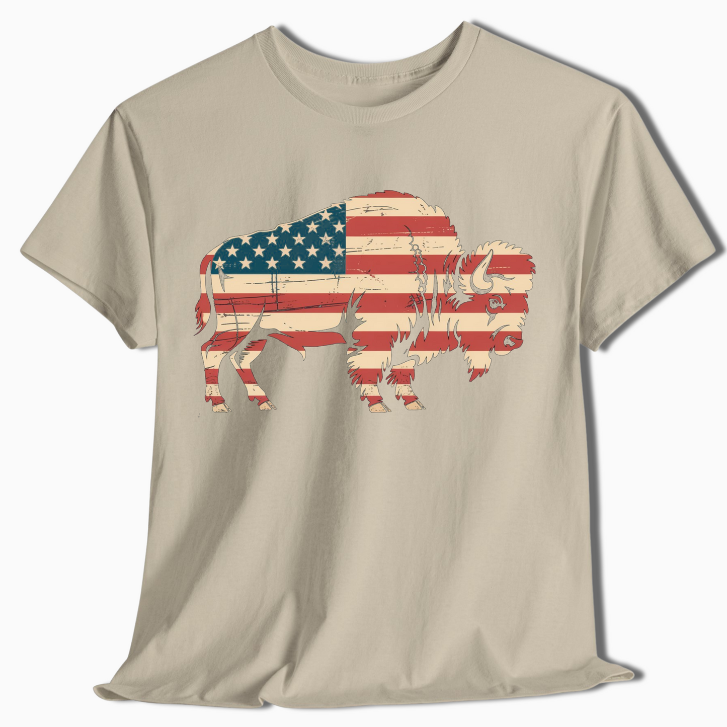 American Flag Buffalo Western Patriotic Shirt - t424a25