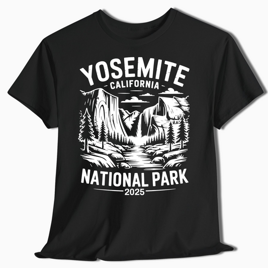 Vintage Yosemite National Park Shirt - Custom Year - t380a25