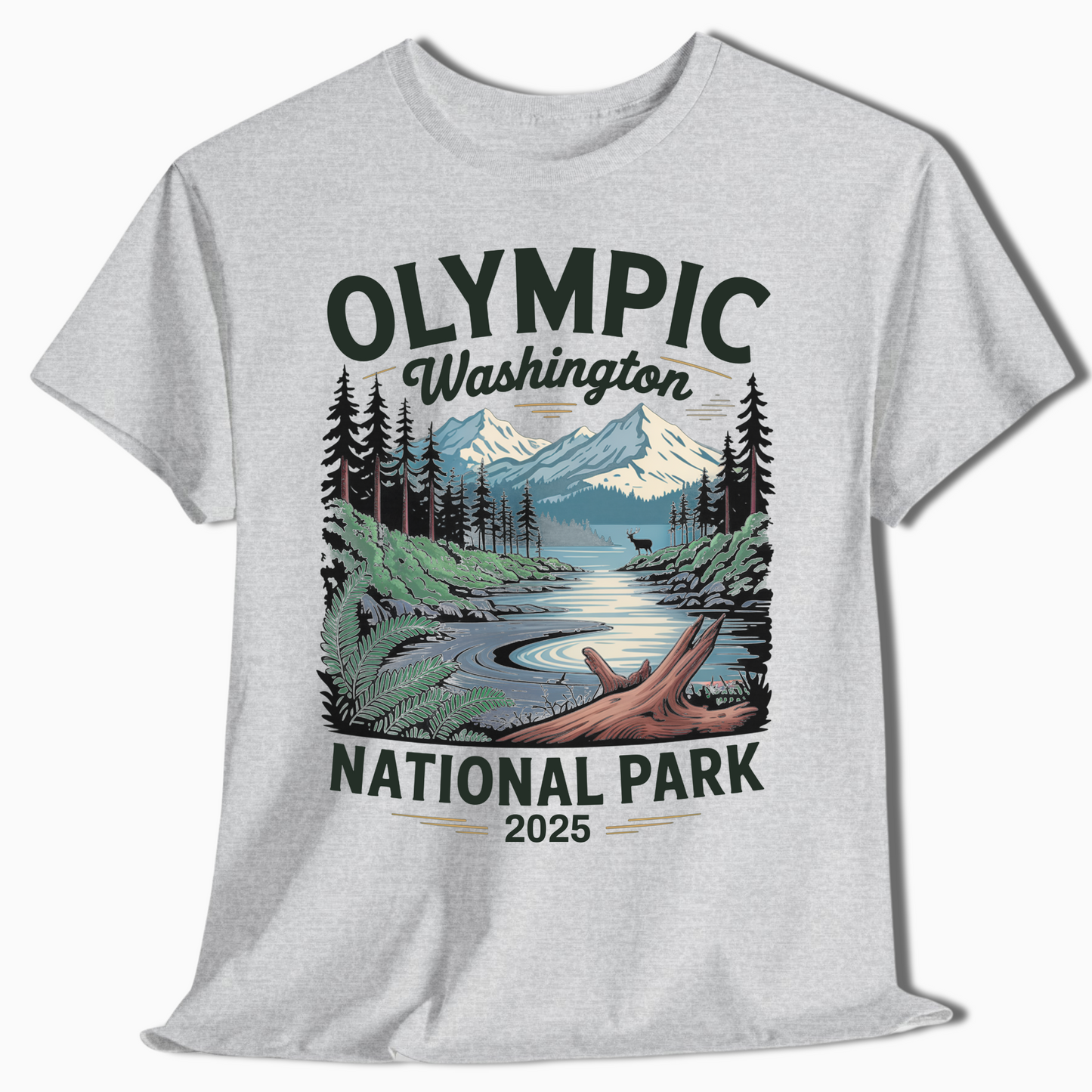 Olympic National Park Custom Year Shirt for Campers & Hikers - t371a25