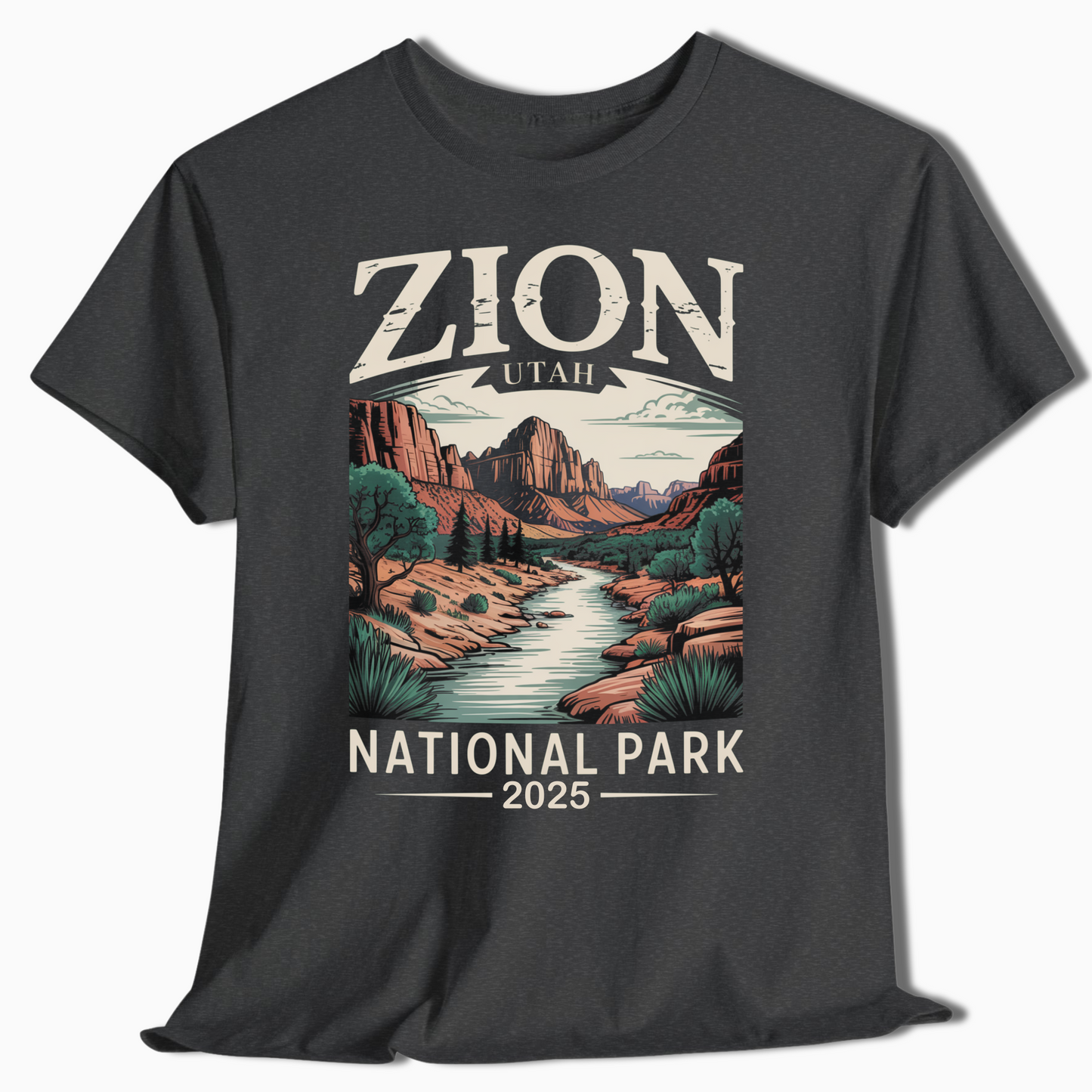 Zion National Park Shirt with Custom Year – Utah Hiker Gift – t289a25