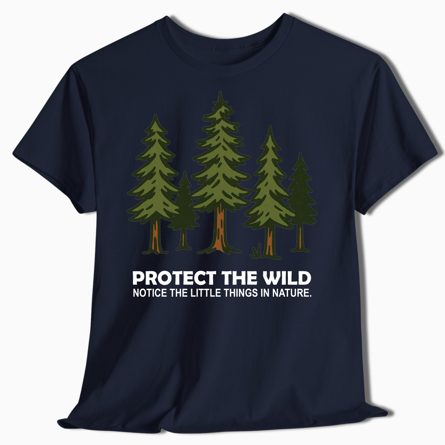 Cartoon Pine Tree Camping Shirt for Outdoor Lovers & Hikers - t457a25