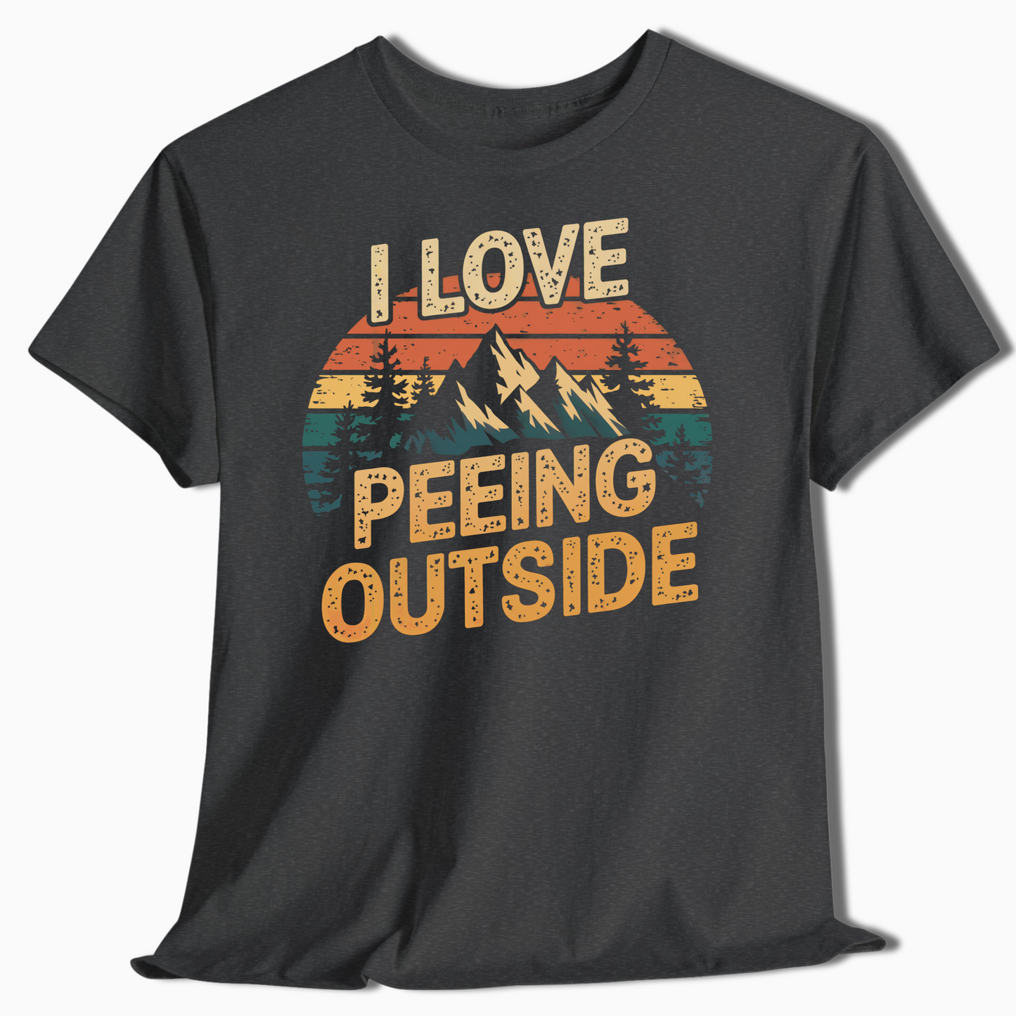 Hiking T-Shirt I Love Peeing Outside - t93a25