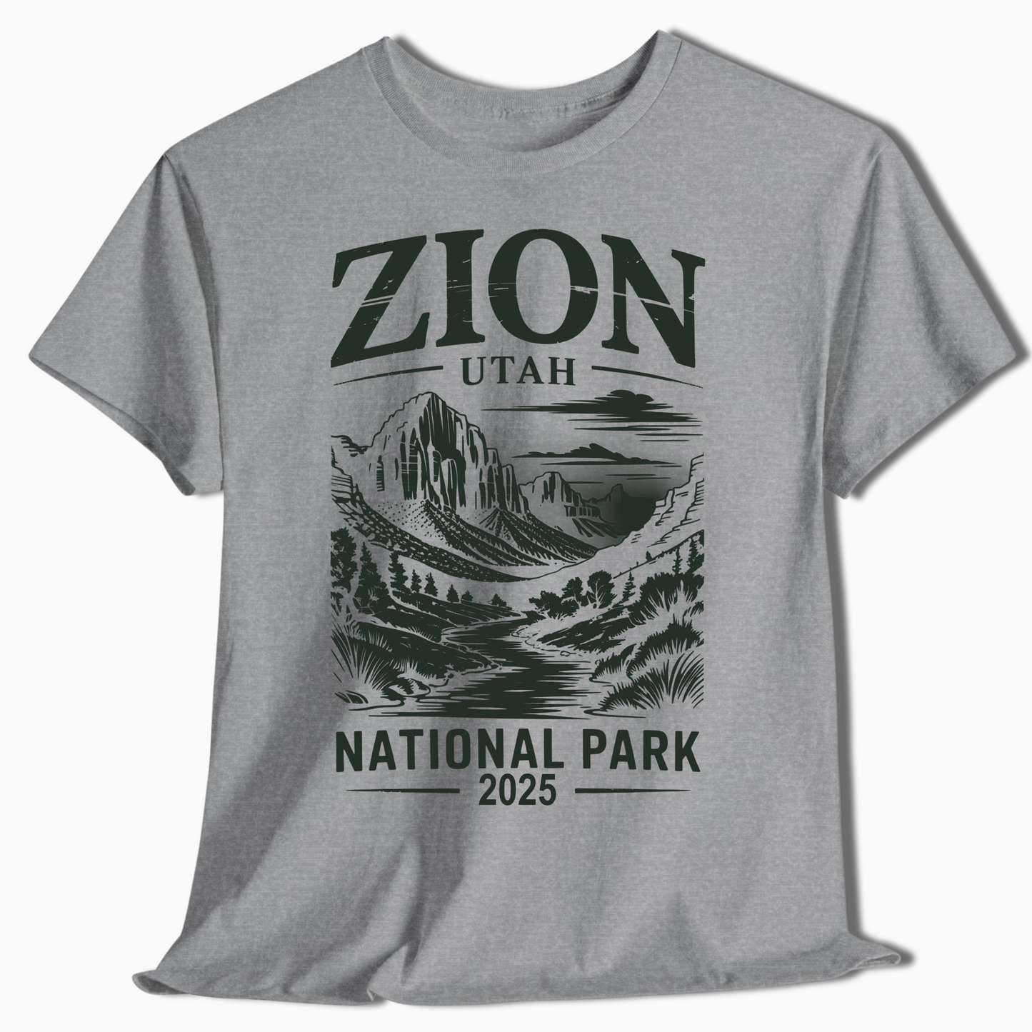 Zion National Park Shirt with Custom Year – Trail Shirt – t290a25