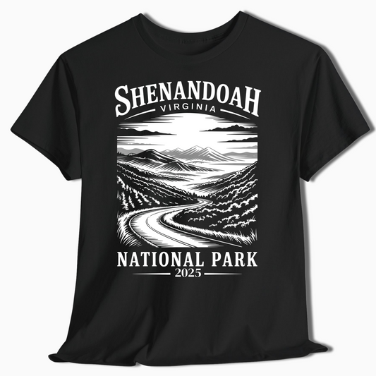 Shenandoah National Park 2025 T-Shirt - Custom Hiker Gift - t343a25