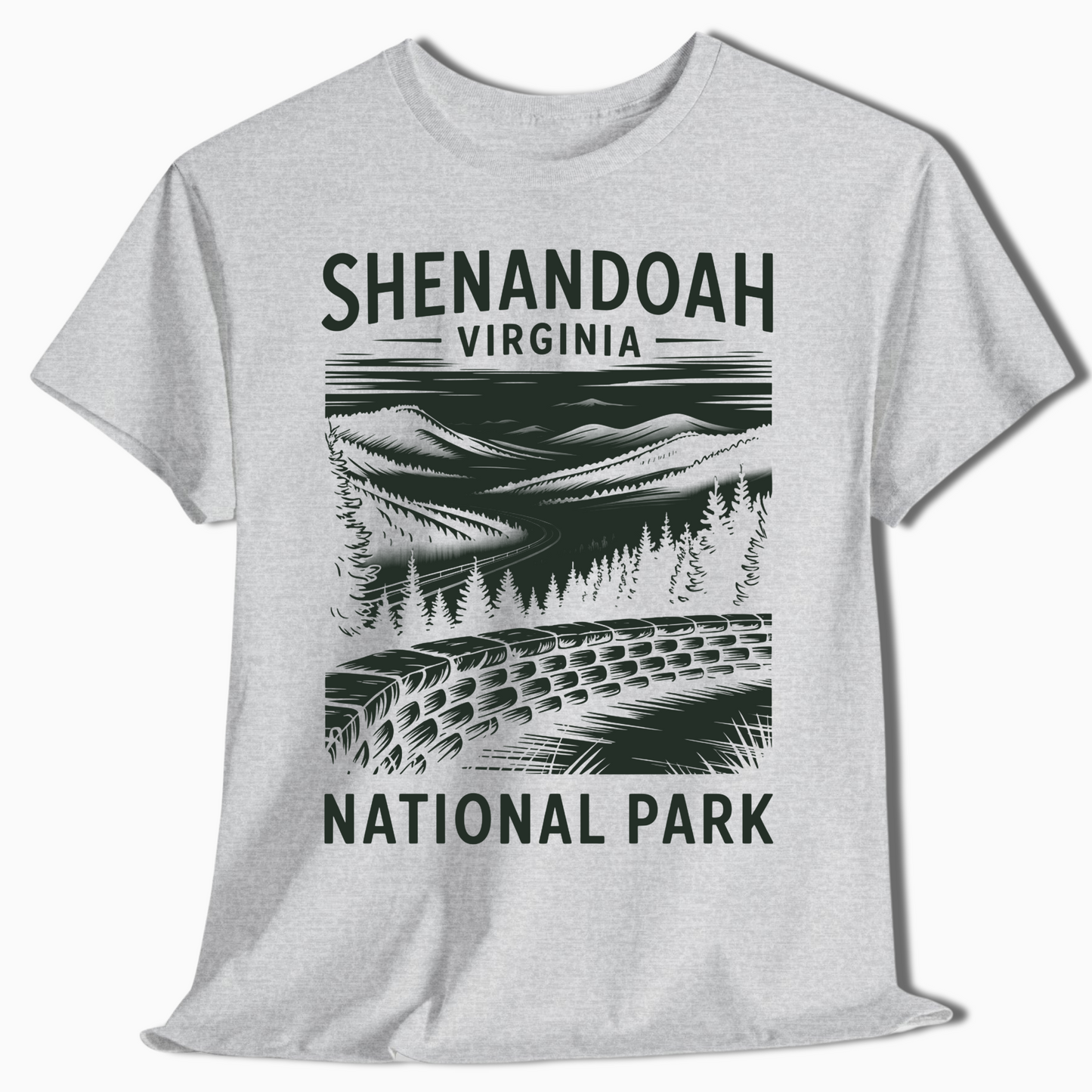 Shenandoah National Park T-Shirt - Skyline Drive Scenic Gift - t347a25