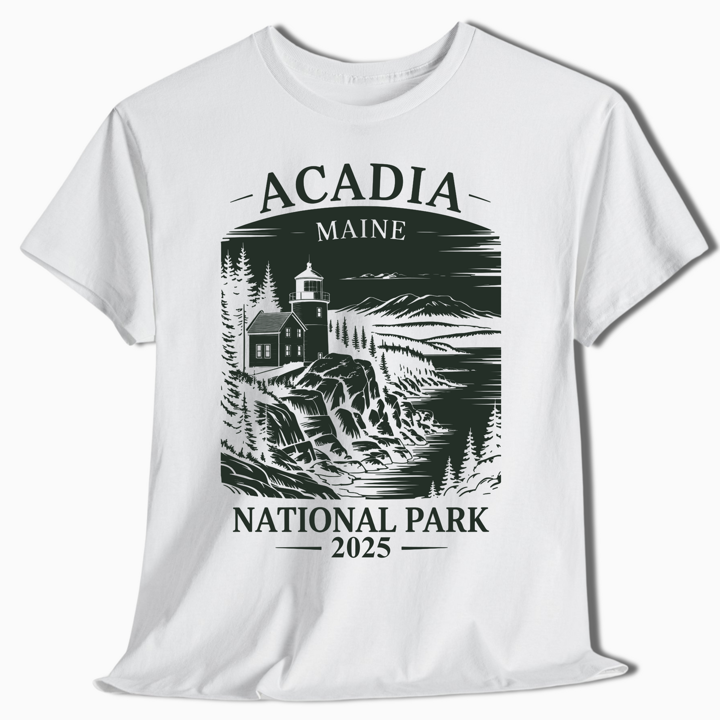 Acadia National Park Maine Shirt - Custom Year Option - t305a25