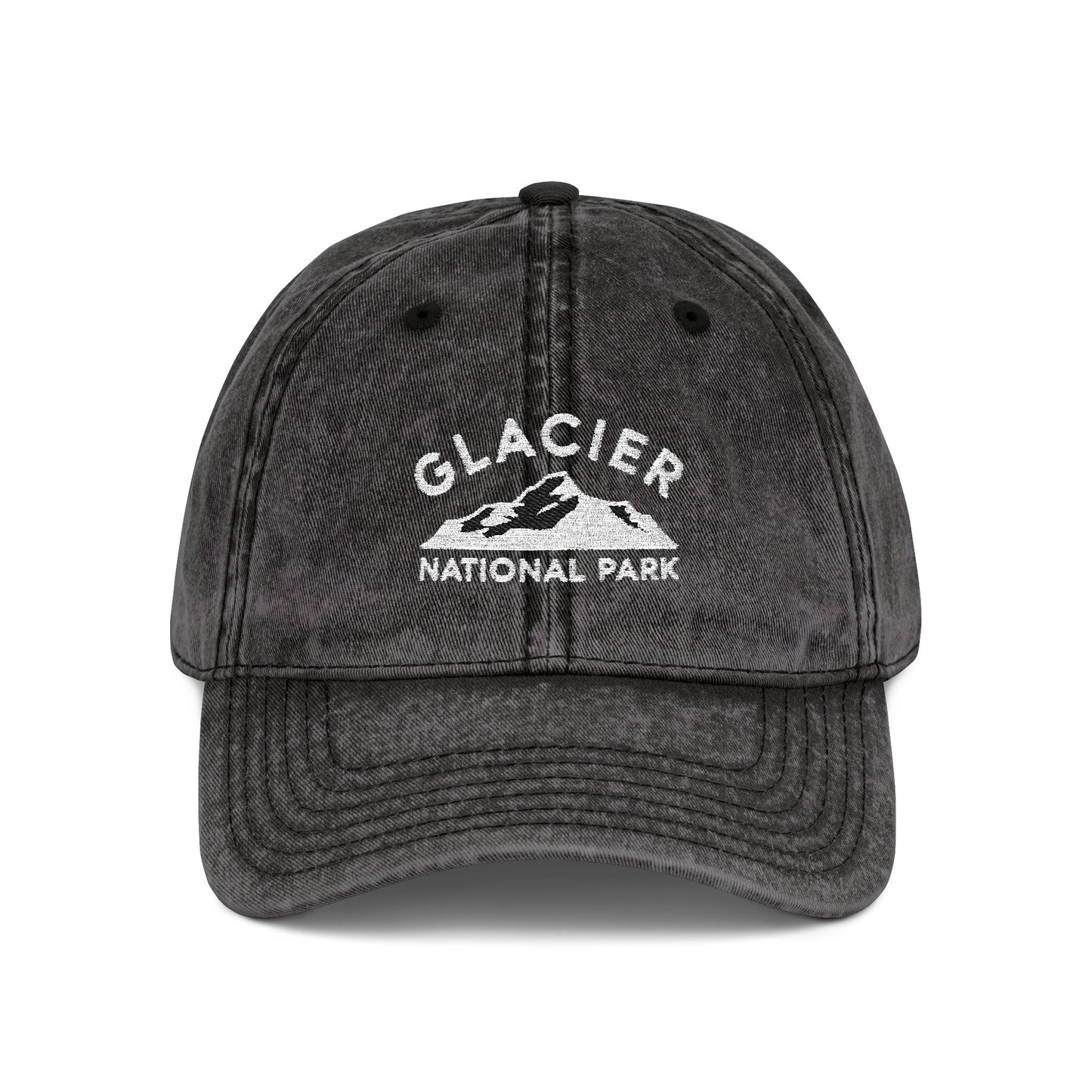 Mountain Logo Cap - Glacier National Park Hat - t326a25