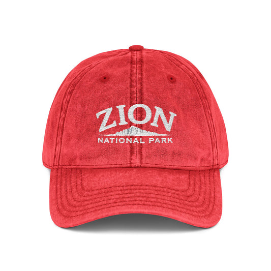 Zion National Park Cliff Cap - Minimal Hiking Hat - t323a25