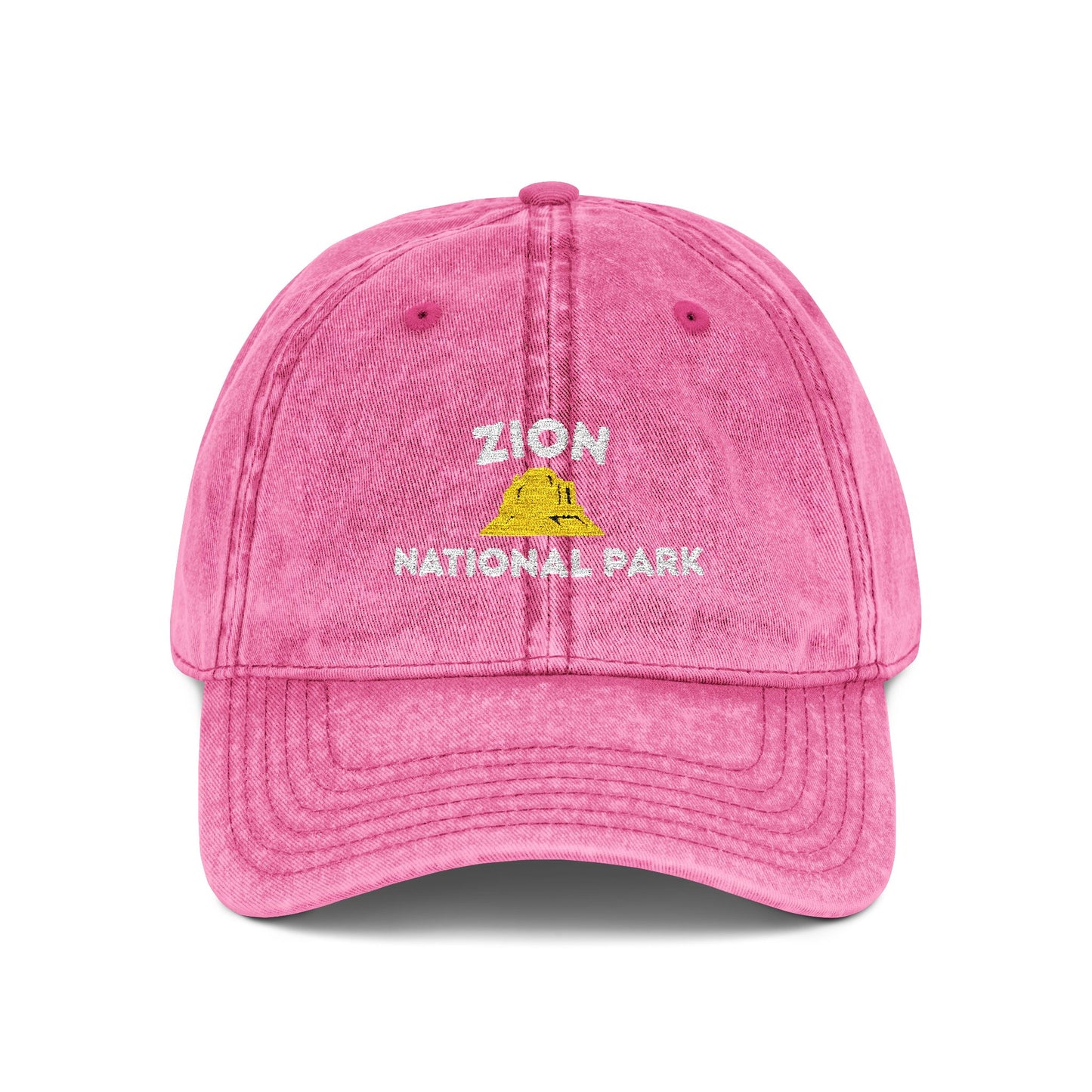 Zion National Park Yellow Monolith Cap for Campers & Trail Fans - t320a25