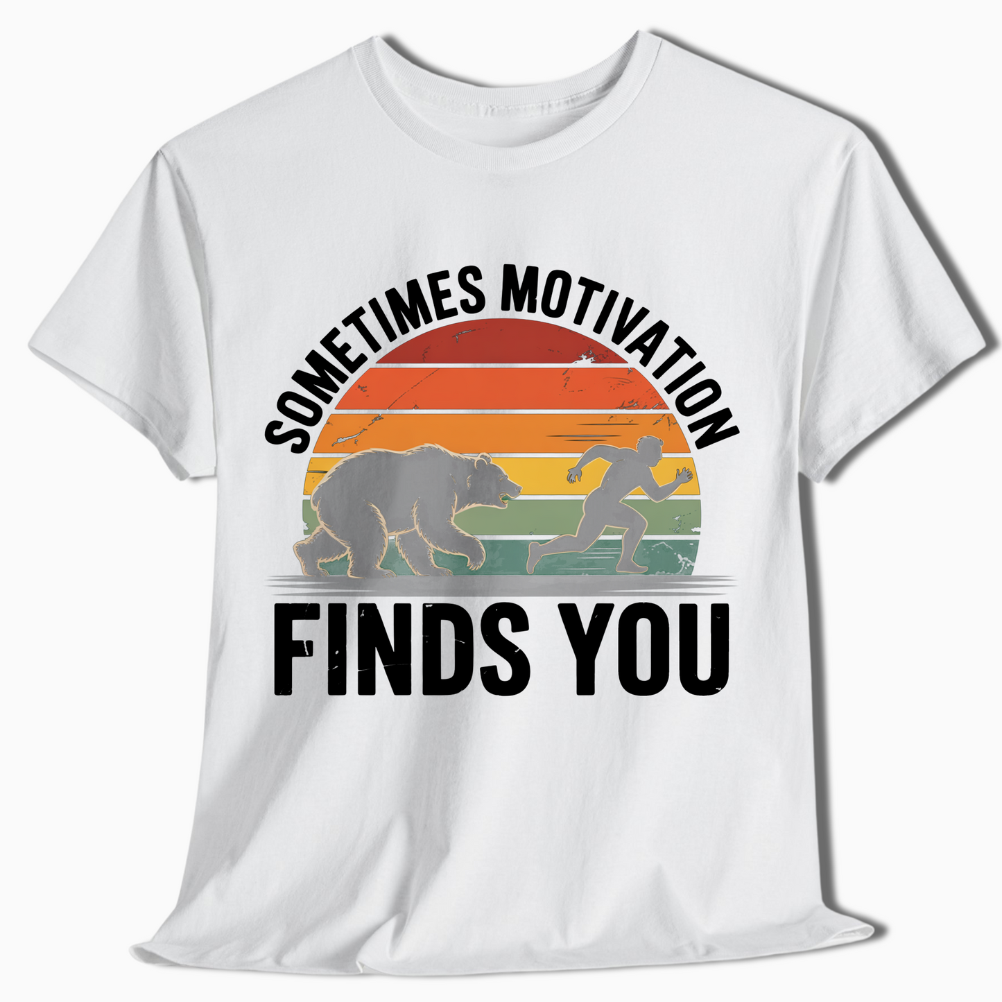 Sometimes Motivation Finds You Vintage Hiking Shirt - t415a25