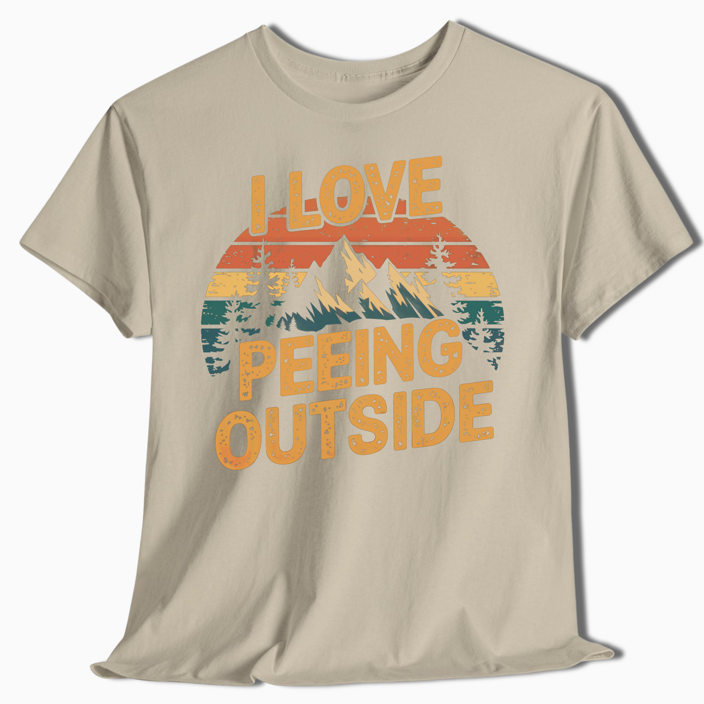 Hiking T-Shirt I Love Peeing Outside - t93a25