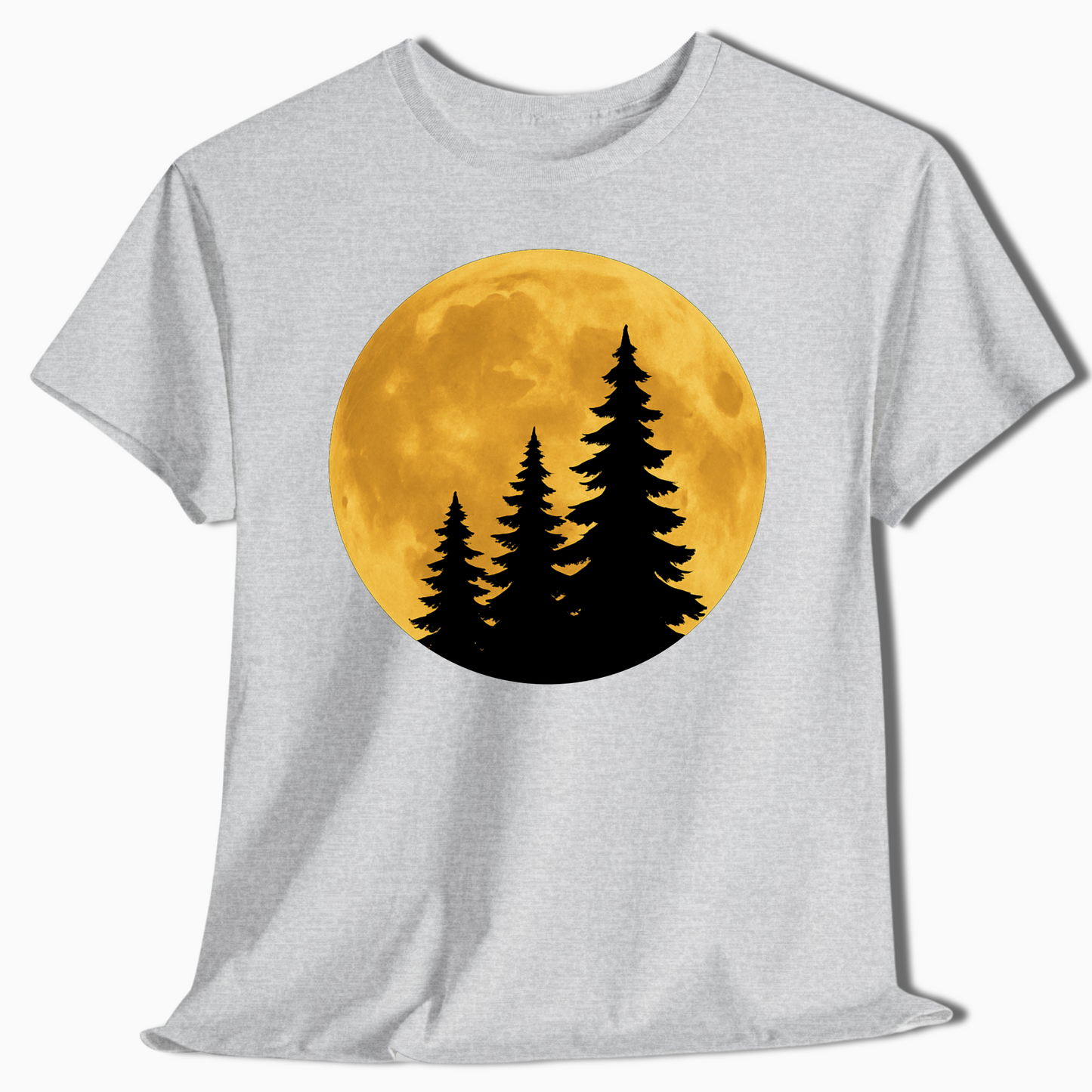Moonlight Pine Tree Wilderness Shirt - t444a25