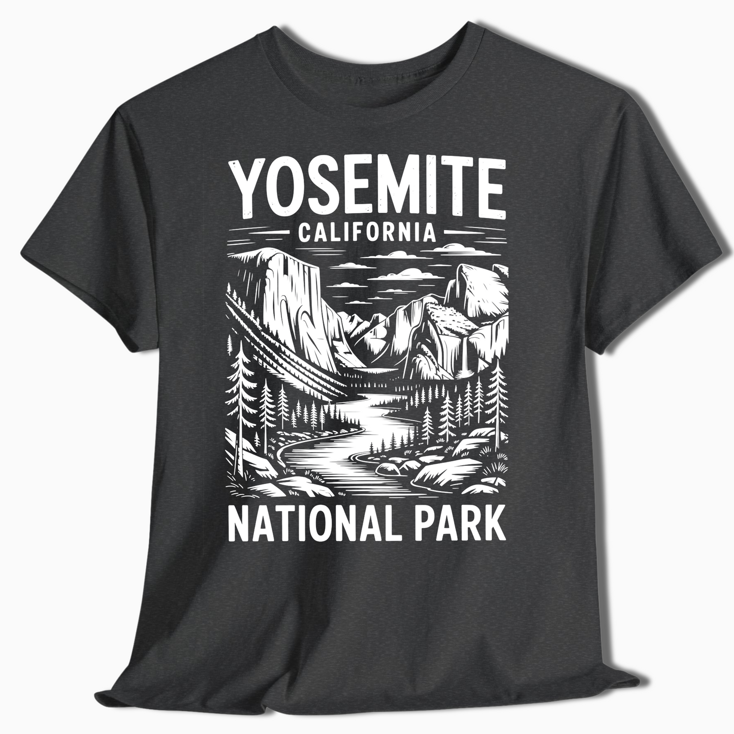 Minimalist Yosemite National Park Hiking Shirt - t284a25