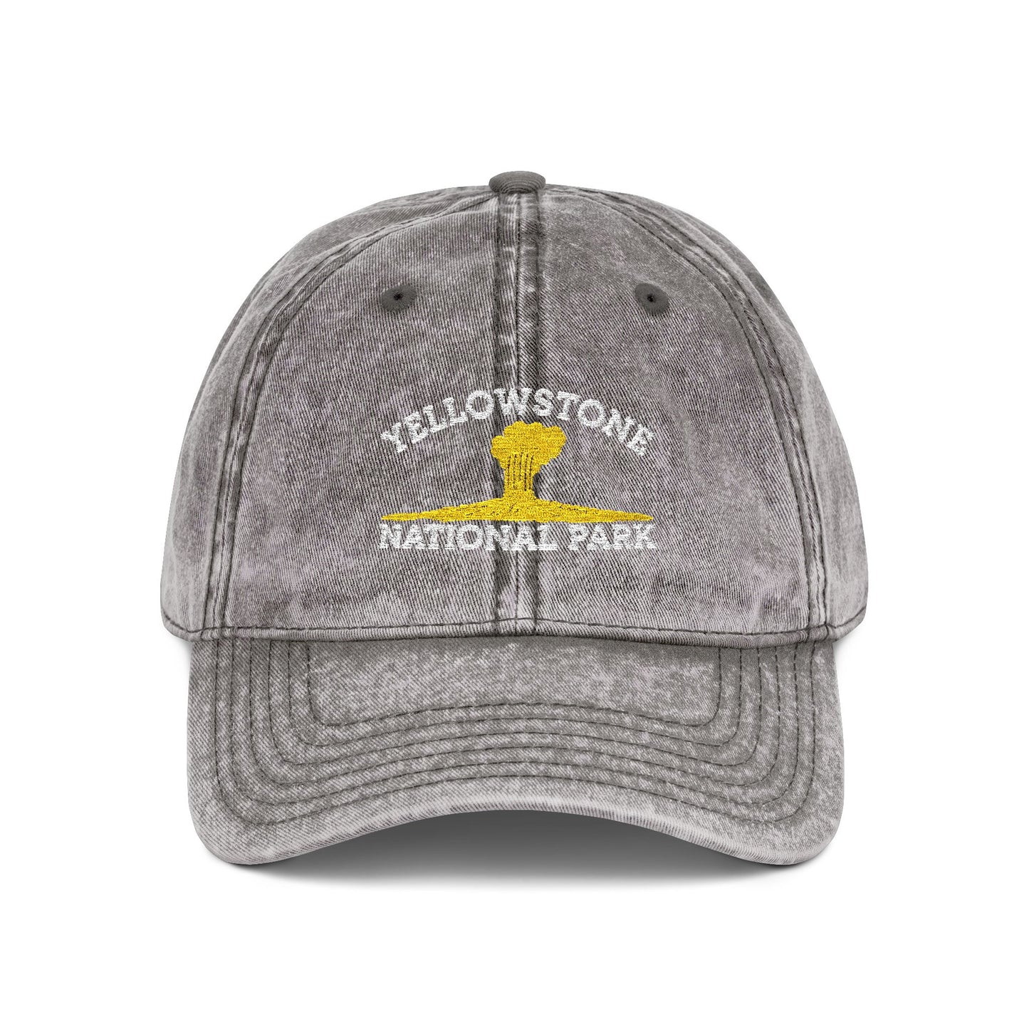 Yellowstone National Park Retro Geyser Cap for Campers - t312a25