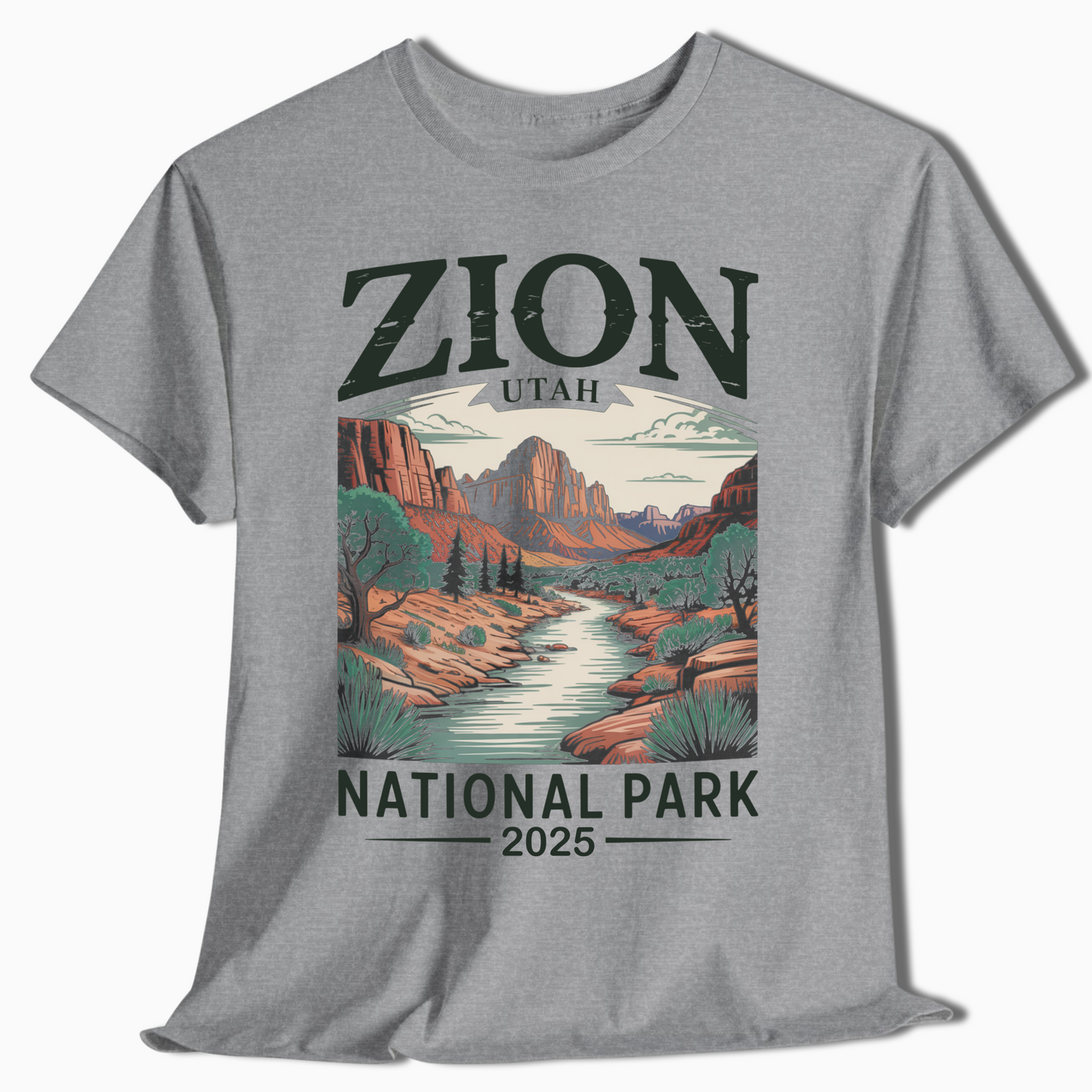 Zion National Park Shirt with Custom Year – Utah Hiker Gift – t289a25