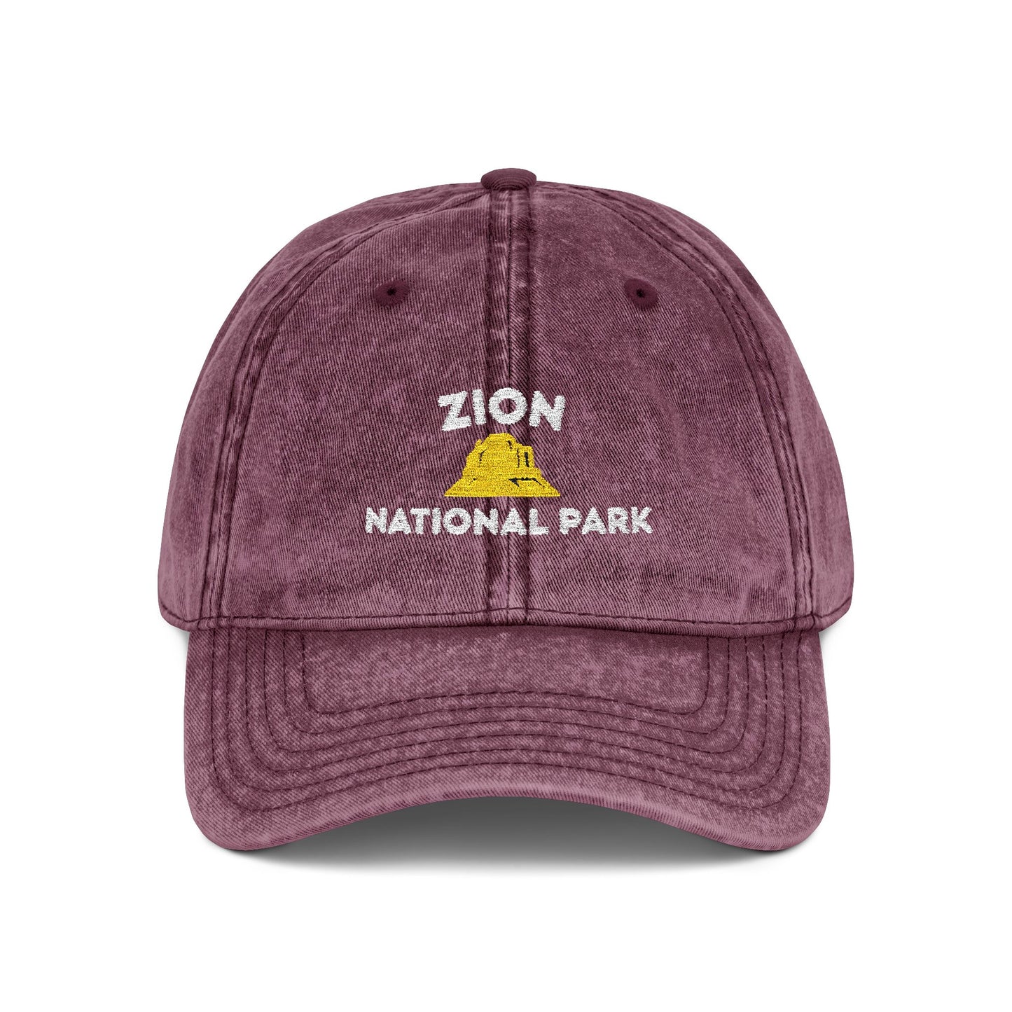 Zion National Park Yellow Monolith Cap for Campers & Trail Fans - t320a25
