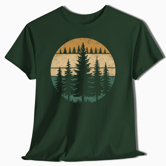 Vintage Pine Tree Wilderness Shirt - t443a25