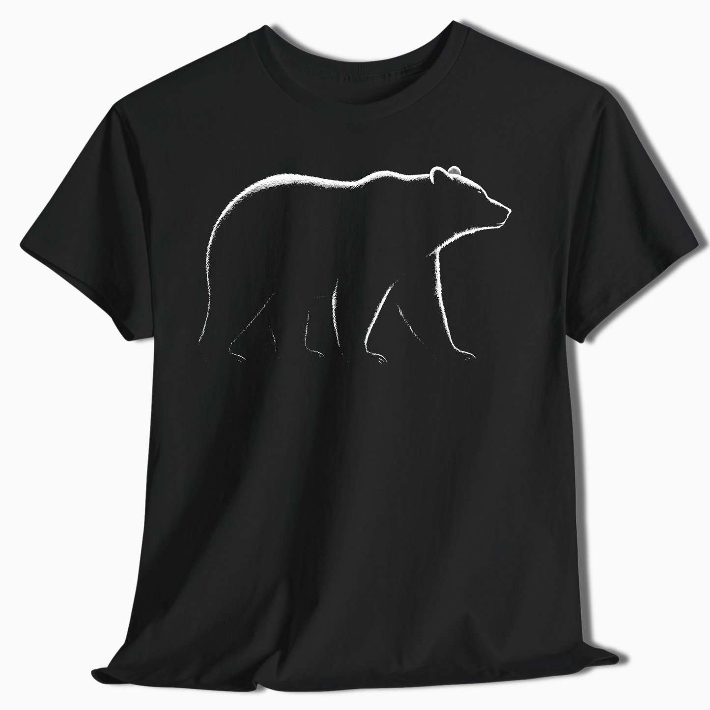 Minimalist Bear Shirt for Outdoorsmen - t442a25