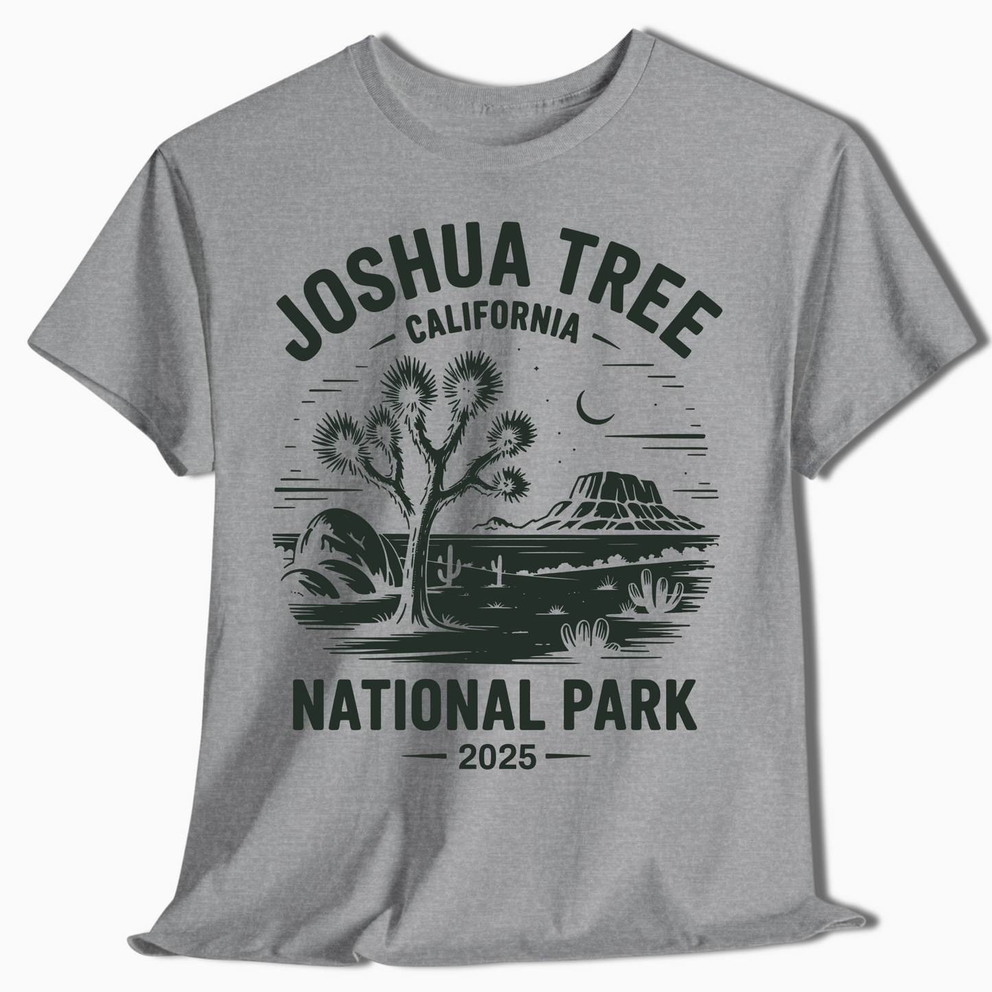 Joshua Tree California Desert Scene Tee - Custom Year - t365a25