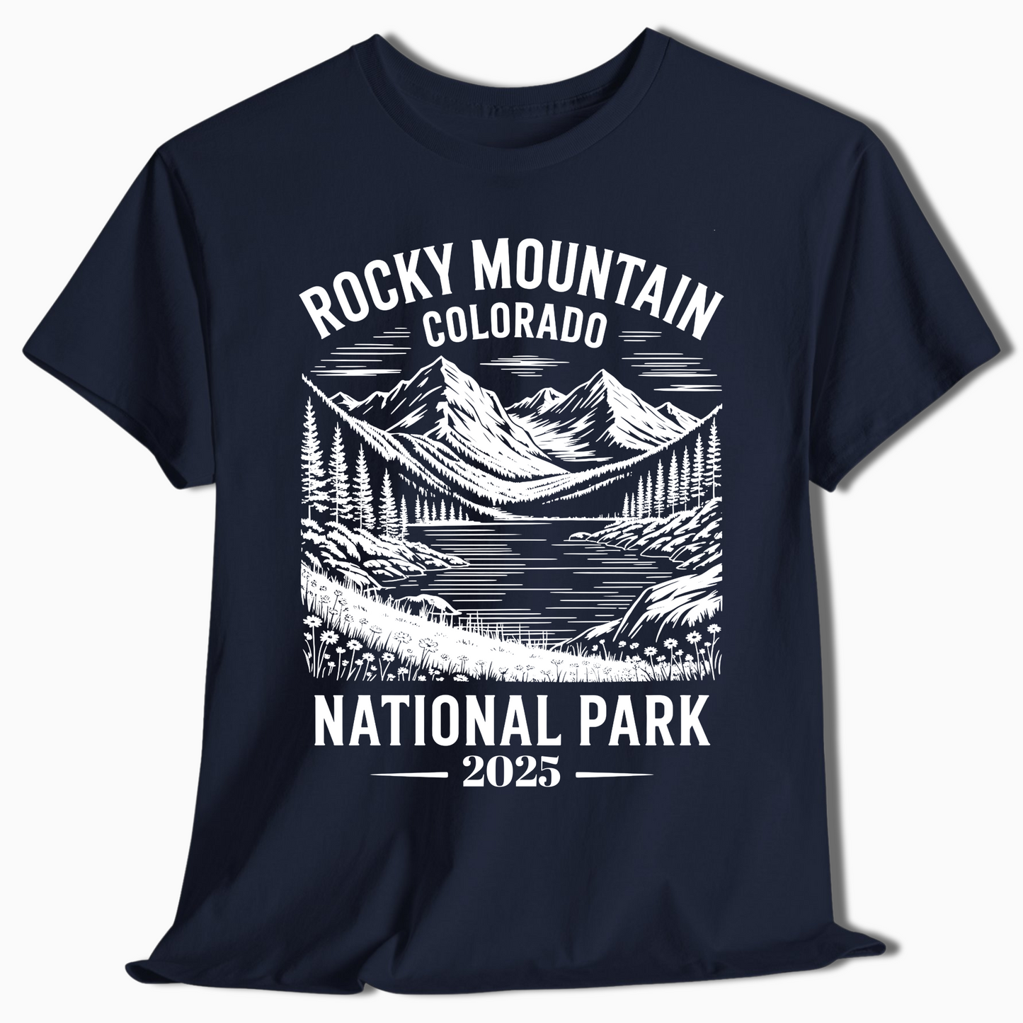 Rocky Mountain National Park Shirt - Custom Year Option - t297a25
