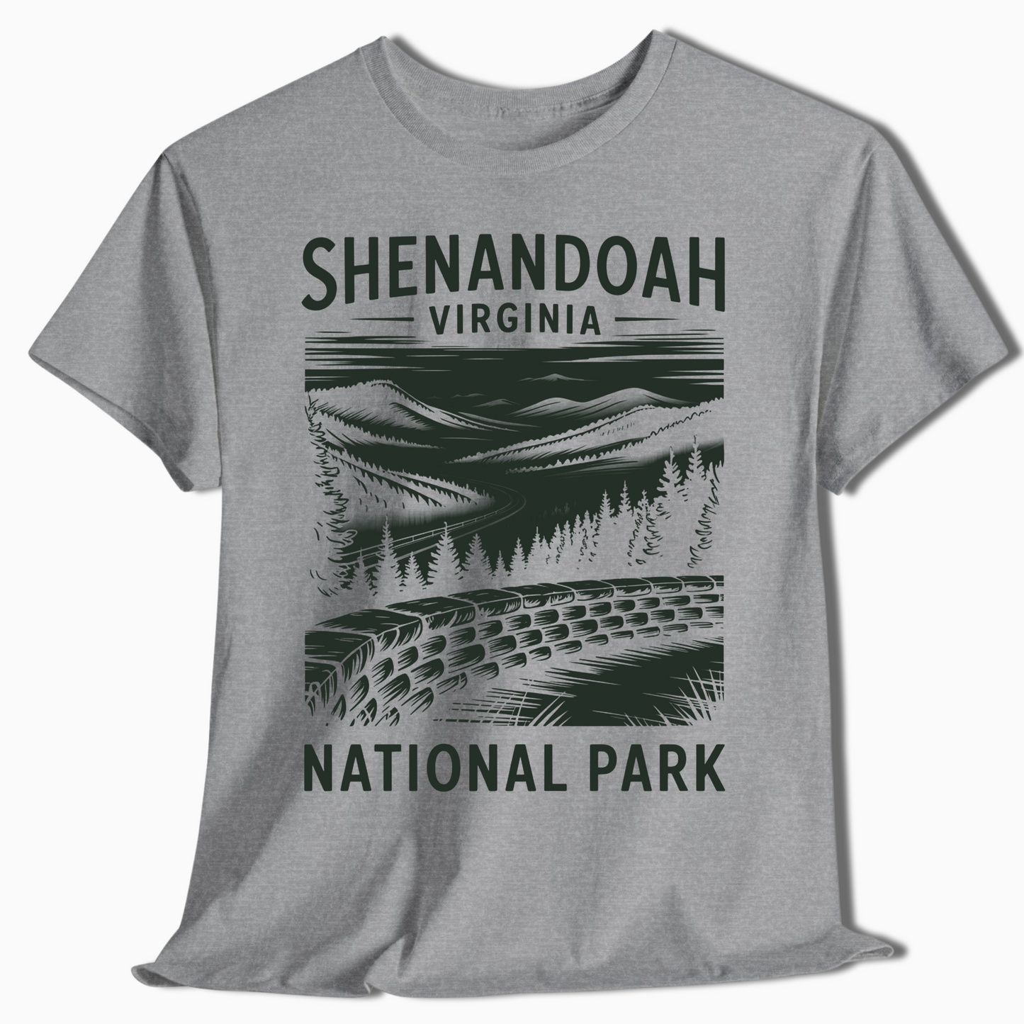 Shenandoah National Park T-Shirt - Skyline Drive Scenic Gift - t347a25