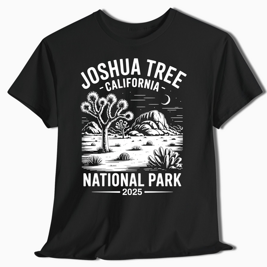 Joshua Tree California Tee - Custom Year Desert Scene - t366a25
