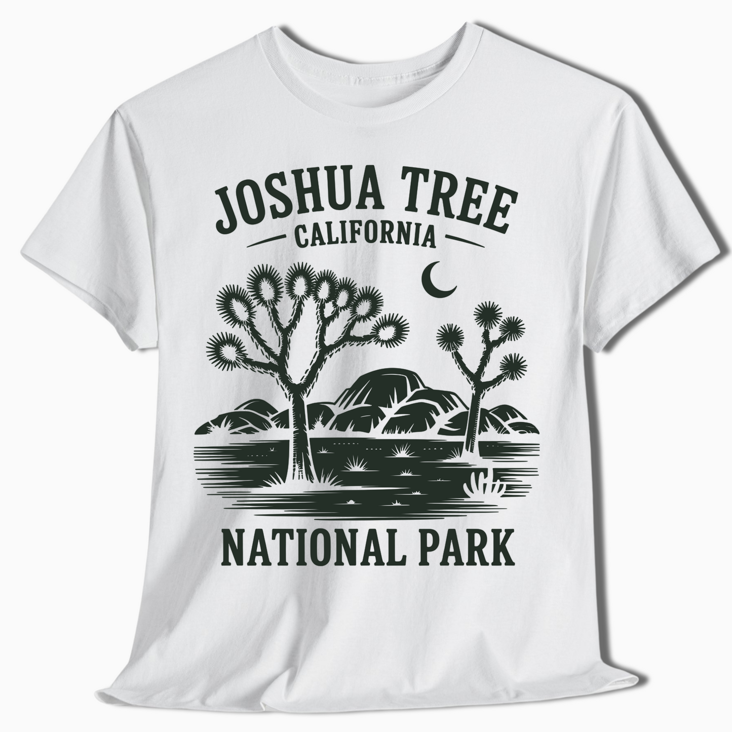 Joshua Tree Moonlight Desert Scene Tee - t368a25